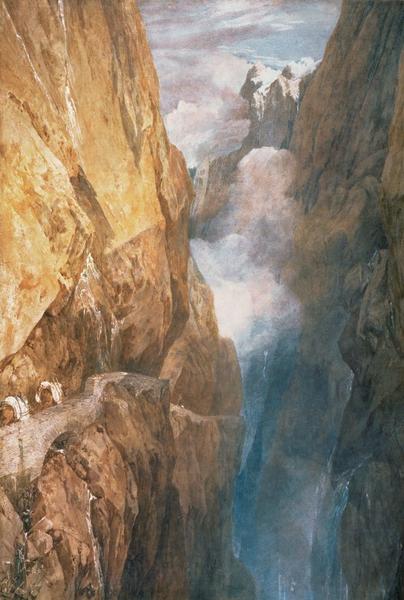 Passage of Mount St. Gotthard from the Devil's Bridge