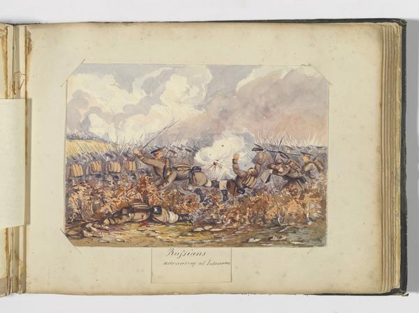 Russians advancing at Inkerman