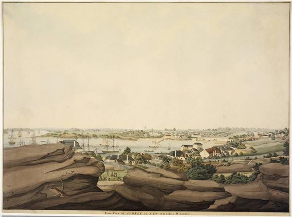 [East view of Sydney in New South Wales, ca 1809] / drawn by John Eyre